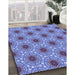 Patterned Jeans Blue Rug in Family Room, pat1847blu