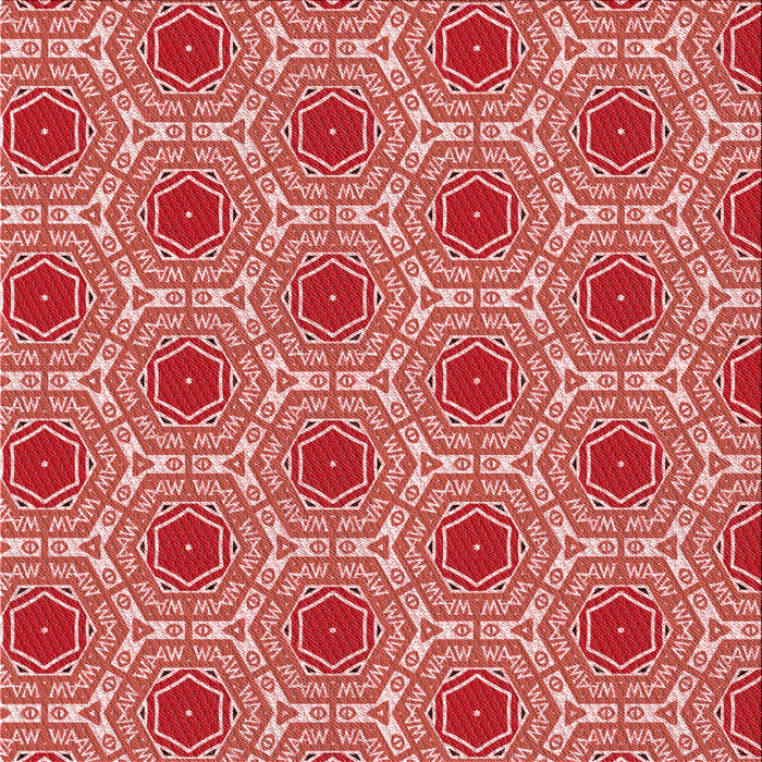 Round Patterned Light Coral Pink Rug, pat1847rd