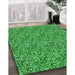 Machine Washable Transitional Green Rug in a Family Room, wshpat1848grn