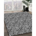 Patterned Dark Gray Rug in Family Room, pat1848gry