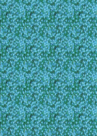 Machine Washable Transitional Dark Cyan Green Rug, wshpat1848lblu