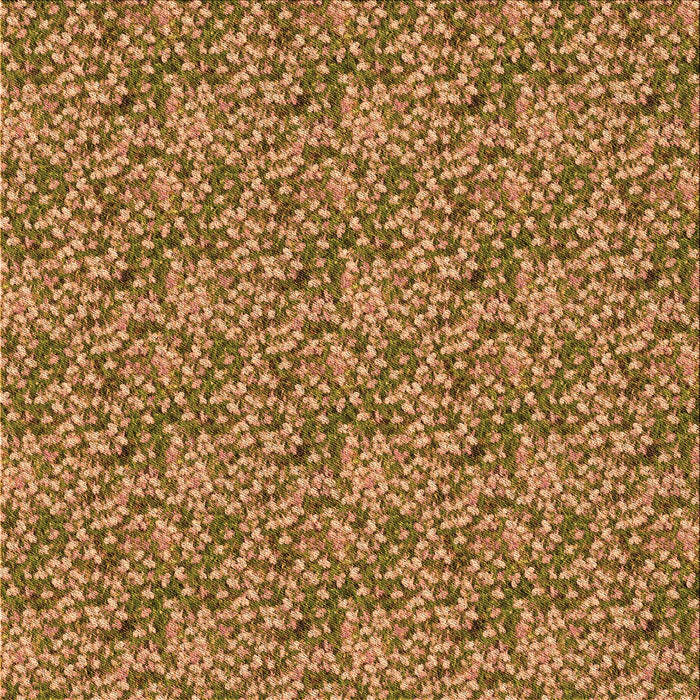 Round Machine Washable Transitional Saddle Brown Rug, wshpat1848org