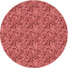 Square Patterned Red Rug, pat1848rd