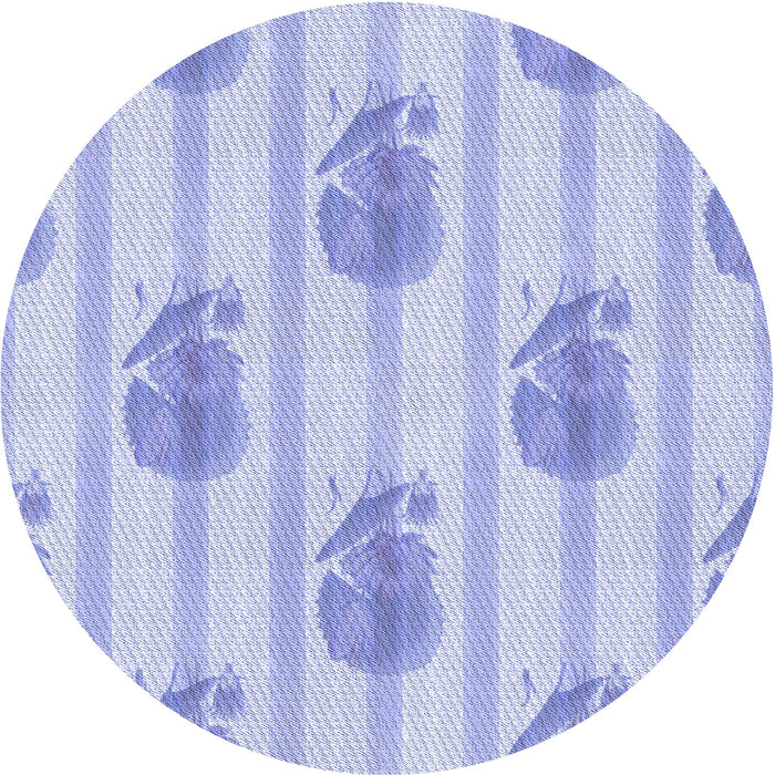 Square Machine Washable Transitional Sky Blue Rug in a Living Room, wshpat1849blu