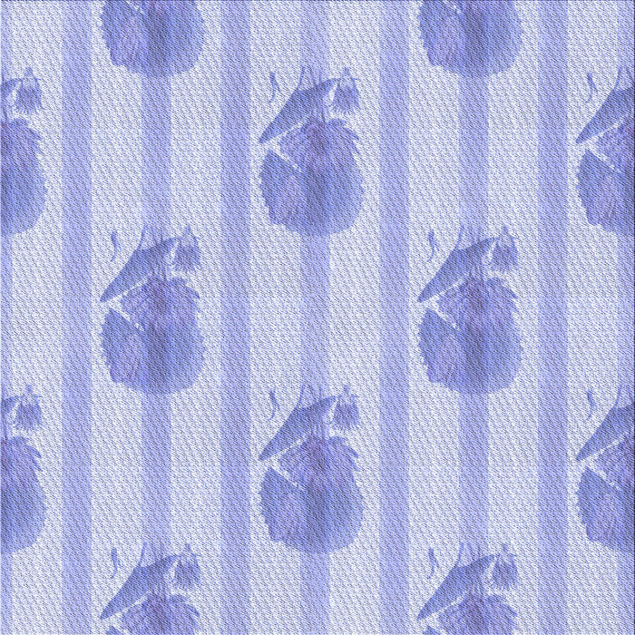 Round Machine Washable Transitional Sky Blue Rug, wshpat1849blu