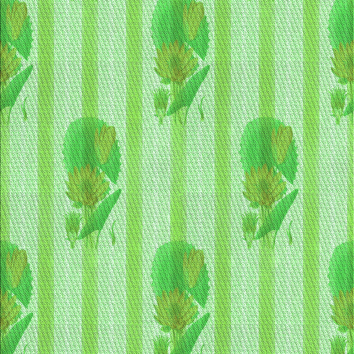 Patterned Green Rug, pat1849grn