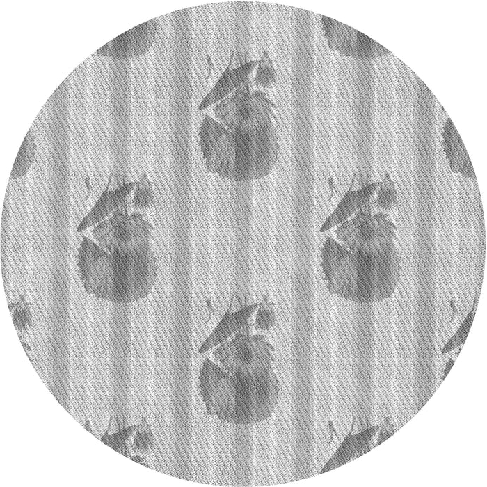 Square Patterned Gunmetal Gray Rug, pat1849gry