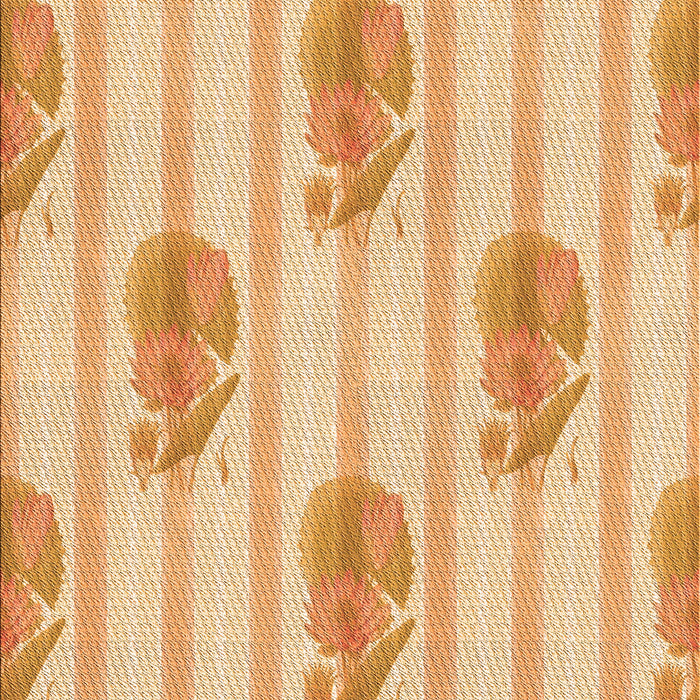 Patterned Orange Rug, pat1849org