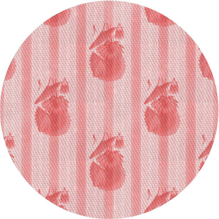 Square Patterned Red Rug, pat1849rd