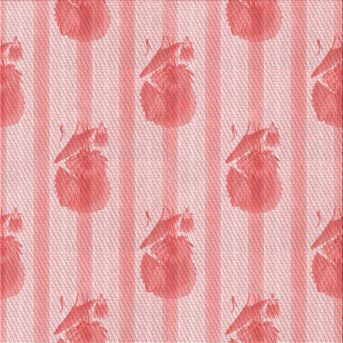 Round Machine Washable Transitional Red Rug, wshpat1849rd