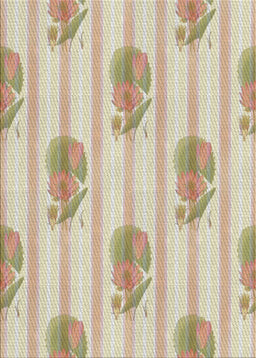 Machine Washable Transitional Dark Almond Brown Rug, wshpat1849