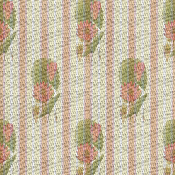 Machine Washable Transitional Dark Almond Brown Rug, wshpat1849