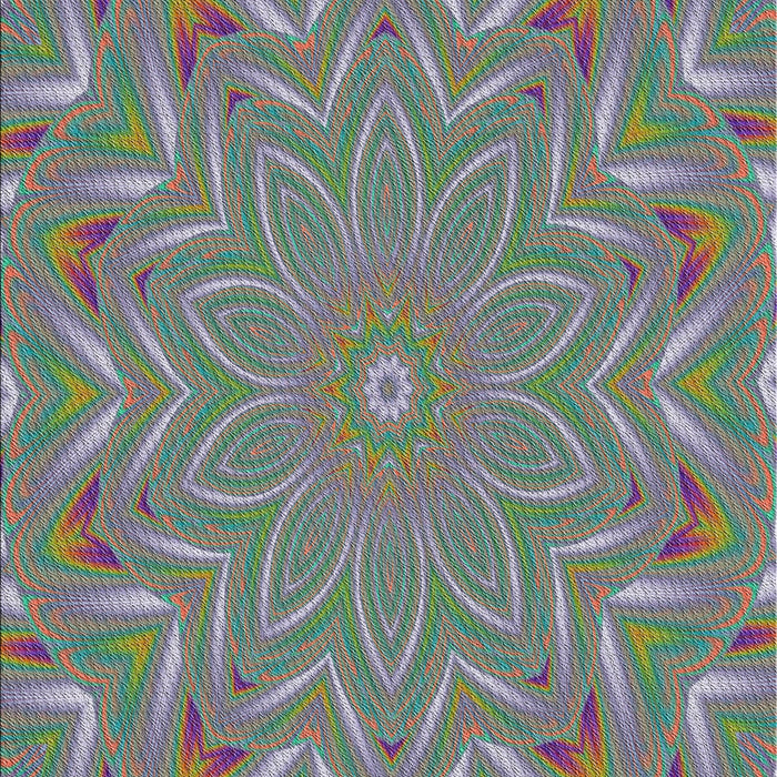 Patterned Carbon Gray Novelty Rug, pat184