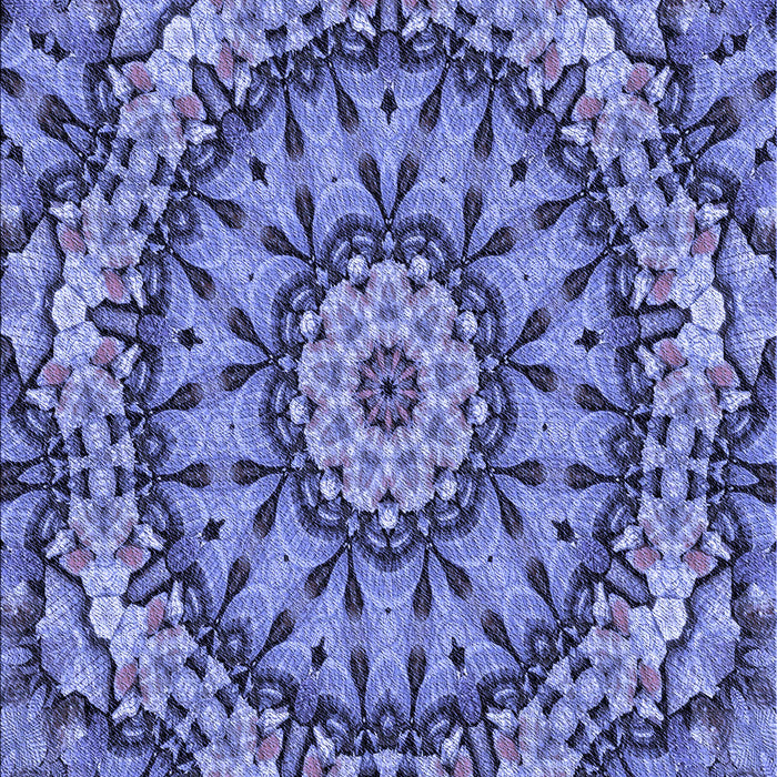 Patterned Sky Blue Rug, pat185blu