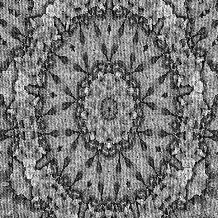 Machine Washable Transitional Black Rug, wshpat185gry