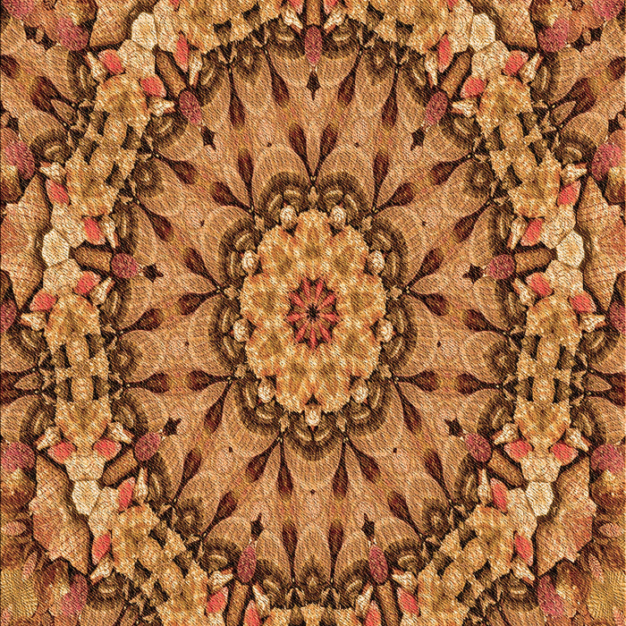 Patterned Orange Rug, pat185org