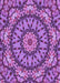 Patterned Dark Magenta Purple Rug, pat185pur