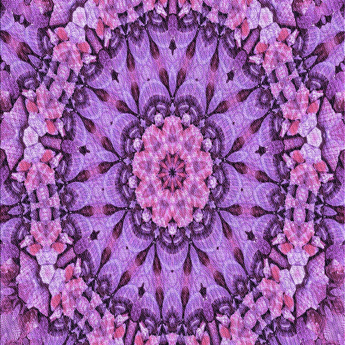 Machine Washable Transitional Dark Magenta Purple Rug, wshpat185pur