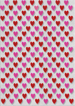 Patterned Pink Novelty Rug, pat1850