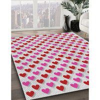 Patterned Pink Novelty Rug, pat1850