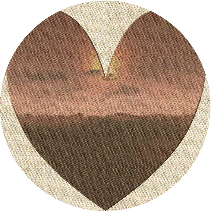 Square Machine Washable Transitional Saddle Brown Rug in a Living Room, wshpat1851brn