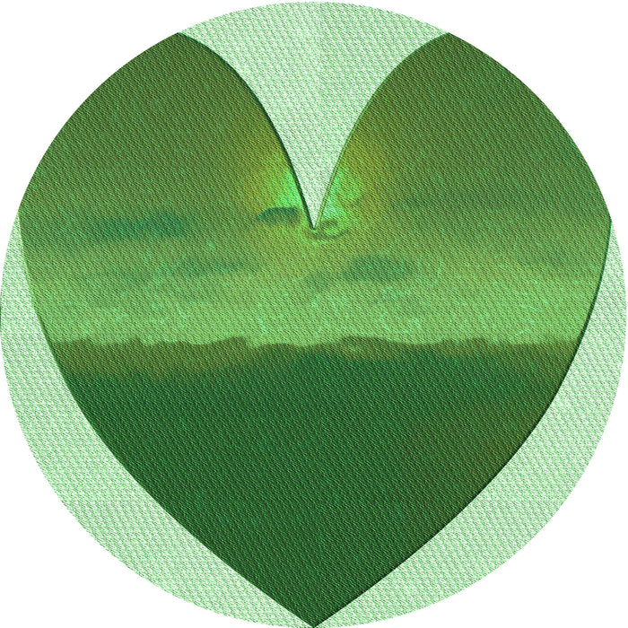 Square Patterned Pastel Green Rug, pat1851grn