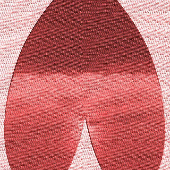 Patterned Pastel Pink Rug, pat1851rd