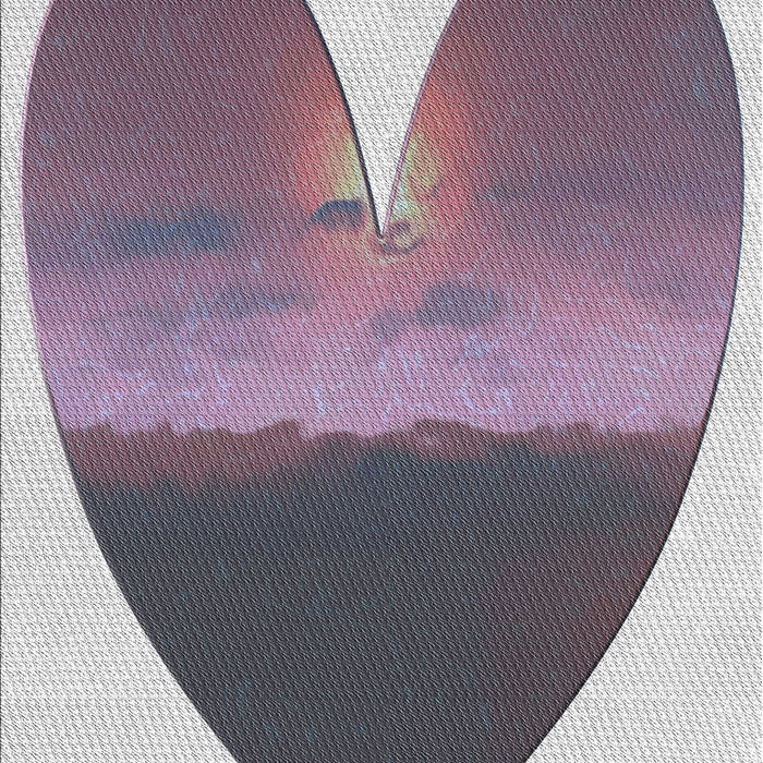 Patterned Purple Novelty Rug, pat1851