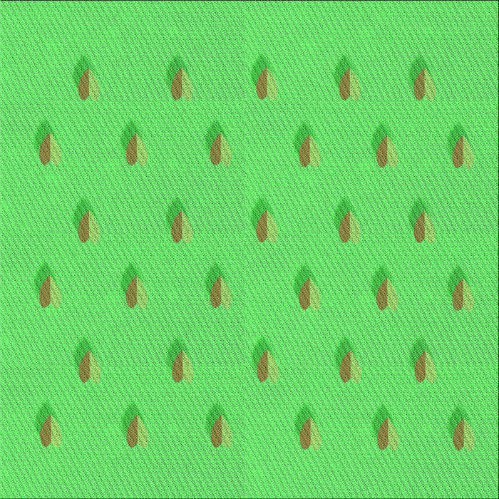 Round Patterned Neon Green Rug, pat1852grn