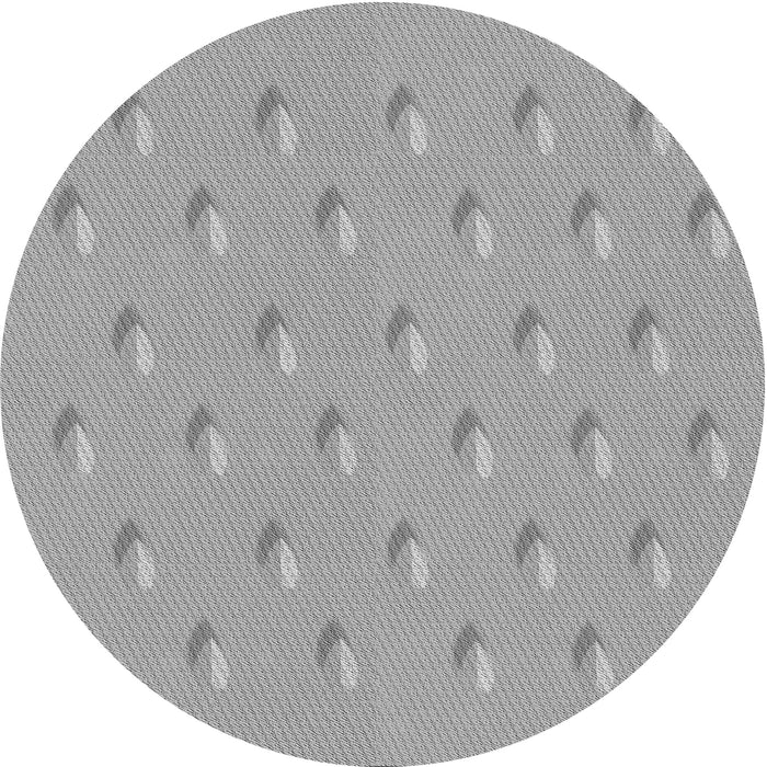 Square Patterned Silver Gray Rug, pat1852gry
