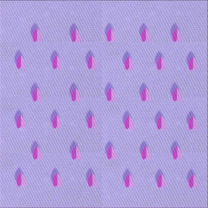 Round Machine Washable Transitional Purple Mimosa Purple Rug, wshpat1852pur