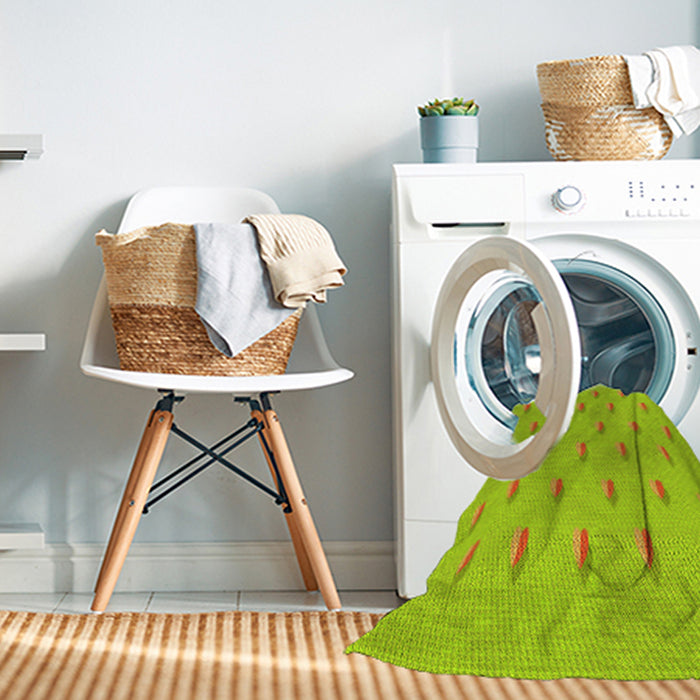 Machine Washable Transitional Pistachio Green Rug in a Washing Machine, wshpat1852yw