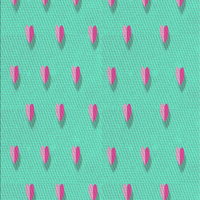 Patterned Mint Green Novelty Rug, pat1852