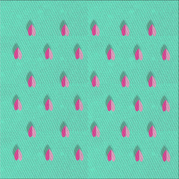 Square Patterned Mint Green Novelty Rug, pat1852