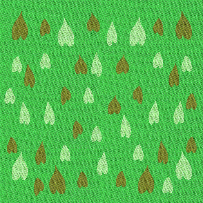 Round Patterned Lime Green Rug, pat1853grn