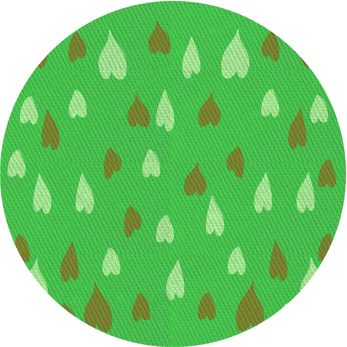 Square Machine Washable Transitional Lime Green Rug in a Living Room, wshpat1853grn