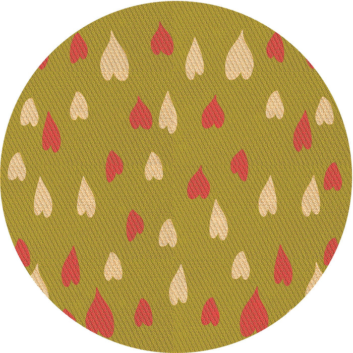 Square Machine Washable Transitional Yellow Rug in a Living Room, wshpat1853org