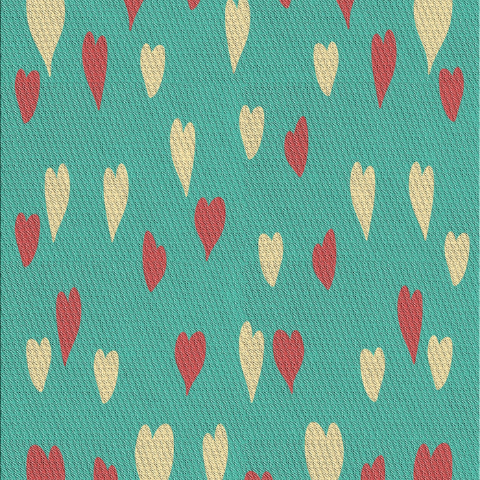 Machine Washable Transitional Turquoise Green Rug, wshpat1853