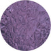 Square Patterned Medium Purple Rug, pat1854blu