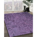 Machine Washable Transitional Medium Purple Rug in a Family Room, wshpat1854blu