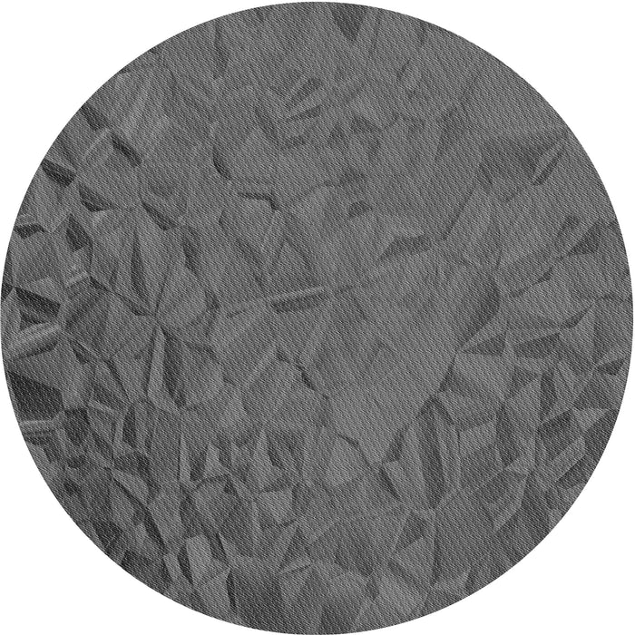 Square Patterned Gray Rug, pat1854gry