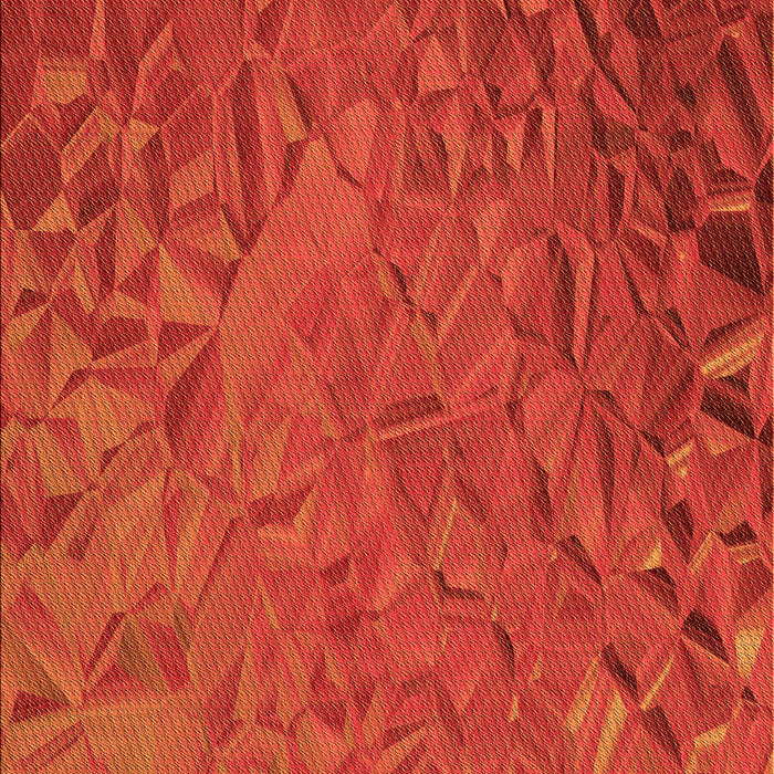 Patterned Orange Red Orange Rug, pat1854org