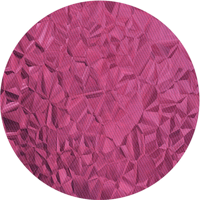 Square Patterned Neon Pink Rug, pat1854pur