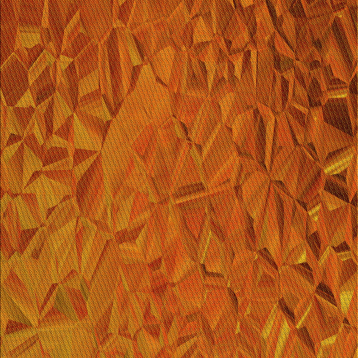 Patterned Neon Orange Rug, pat1854yw