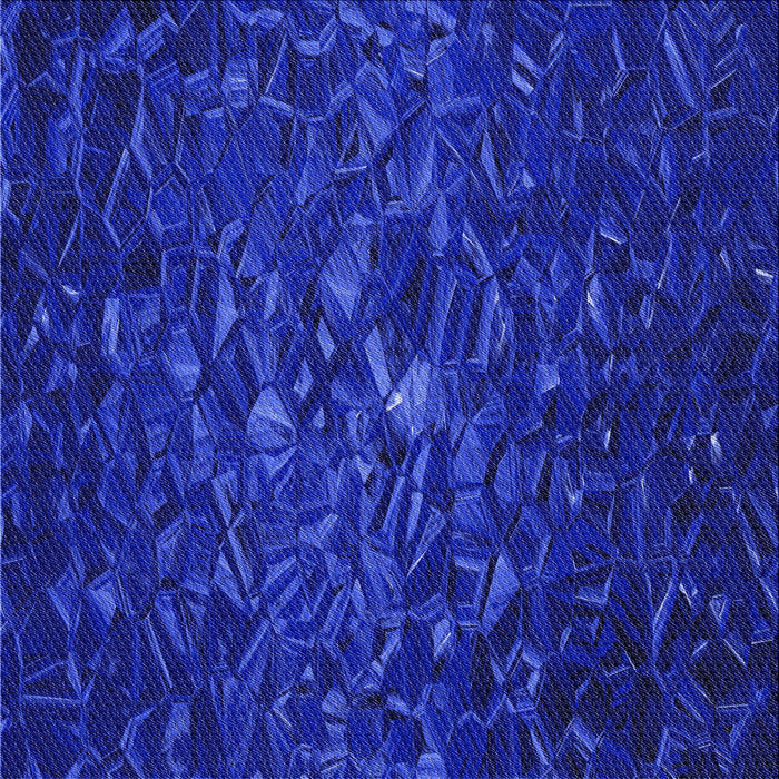 Round Patterned MediumBlue Rug, pat1855blu