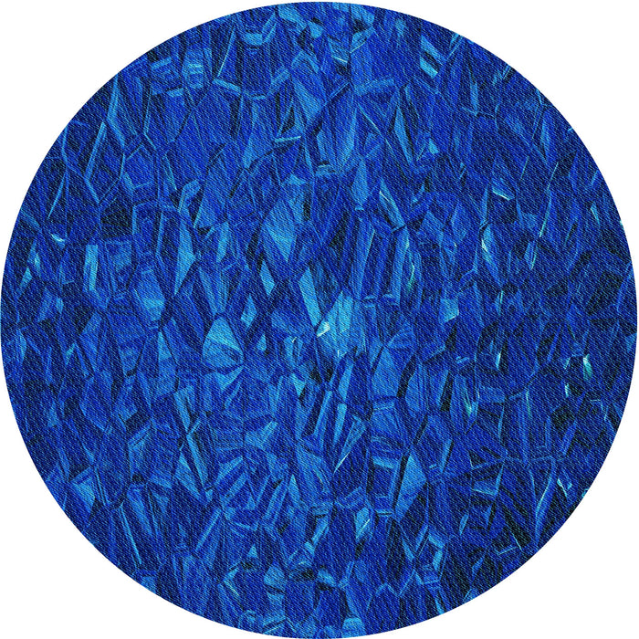 Square Patterned Blue Rug, pat1855lblu