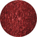 Square Machine Washable Transitional Cranberry Red Rug in a Living Room, wshpat1855rd