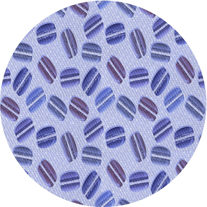 Square Machine Washable Transitional Blue Rug in a Living Room, wshpat1856blu