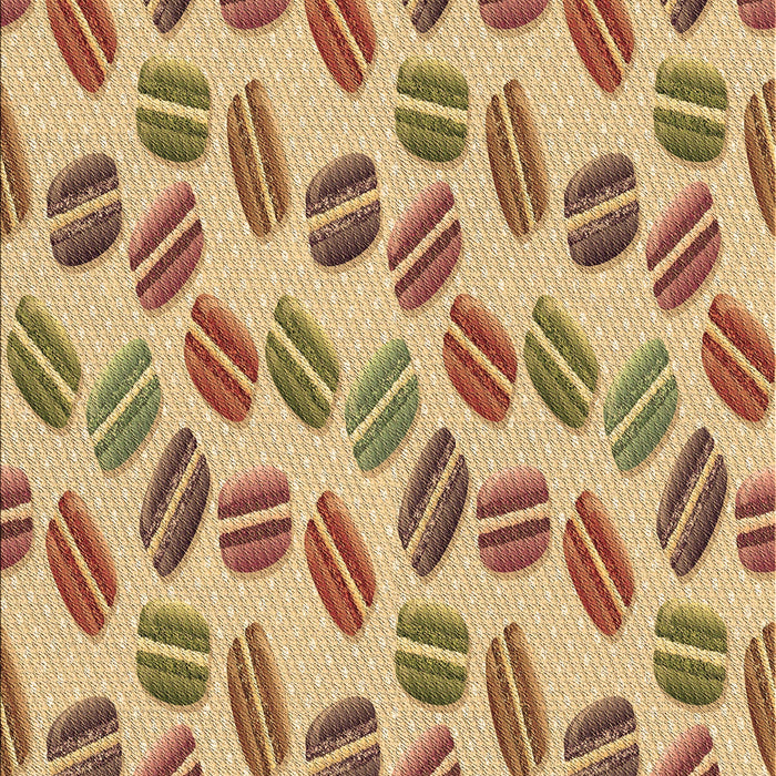 Patterned Red Rug, pat1856brn