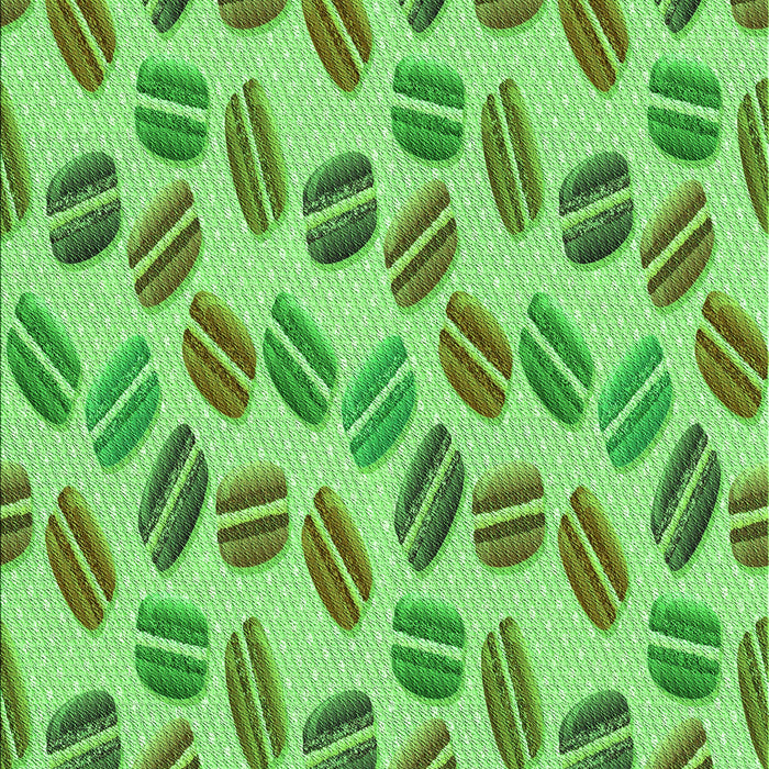 Patterned Emerald Green Rug, pat1856grn